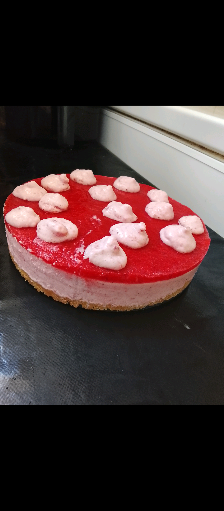 Bavarois fraise framboise