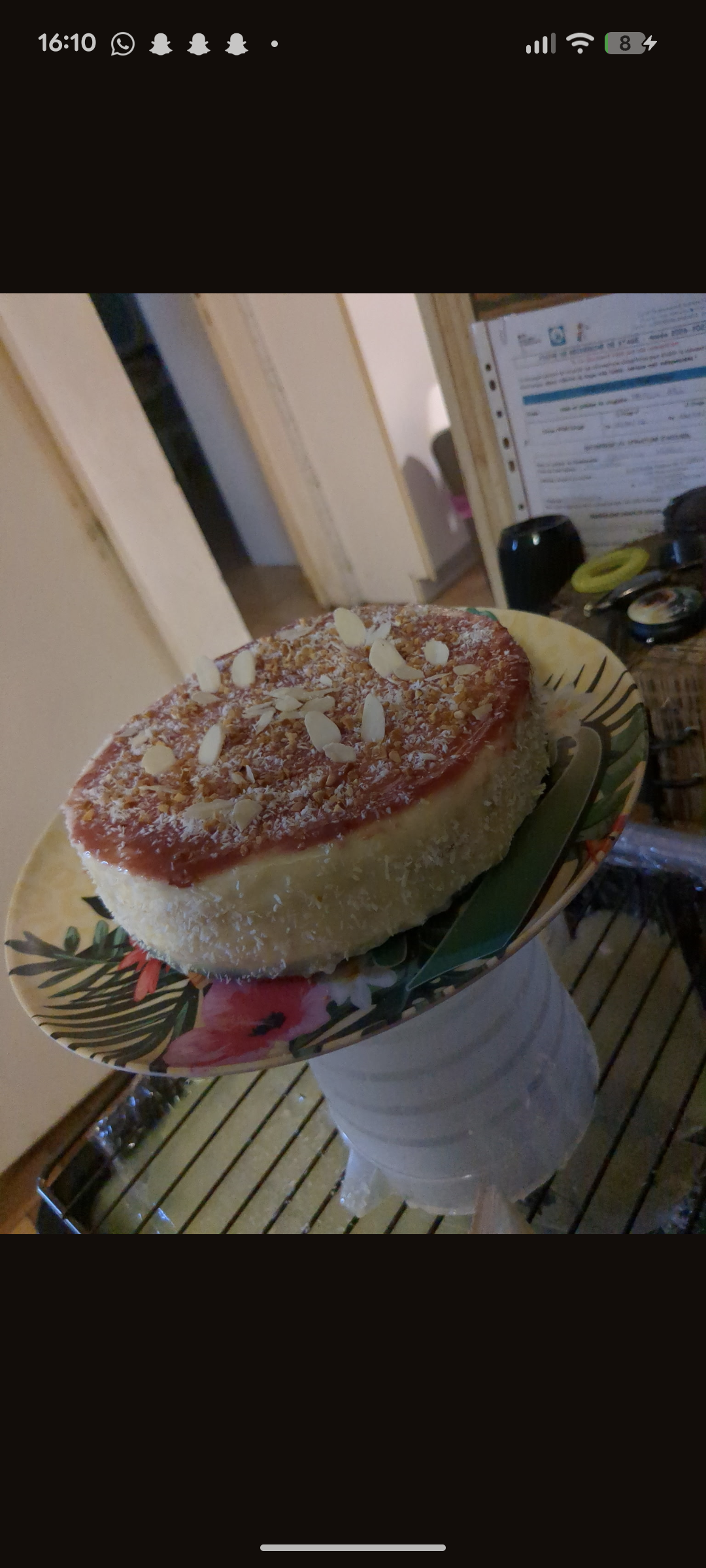 Entremet coco - framboise